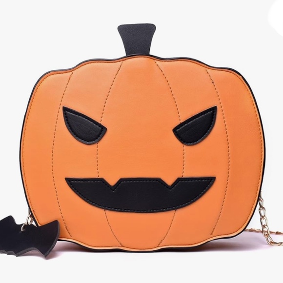 *~*🎃👻 NEW PUMPKiN + GHOST BAGS Halloween PURSE LOT OF 2! *~* - Picture 2 of 7